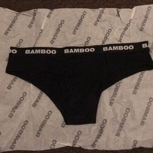 Black bamboo panties, brand new, VERY soft